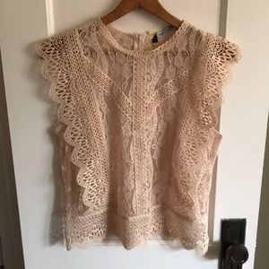 Elegant Lace Top Zara M